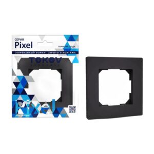 Рамка 1-м Pixel карбон TOKOV ELECTRIC TKE-PX-RM1-C14 оптом купить цена