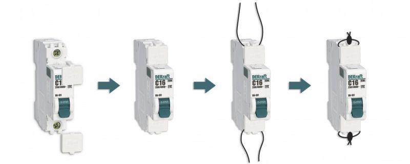 Заглушка клеммная пломбируемая для ВА-101 нов. DEKraft 18107DEK купить оптом выгодно Заглушка клеммная пломбируемая для ВА-101 нов. DEKraft 18107DEK оптом купить цена