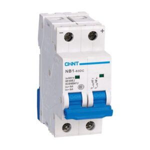 Выключатель автоматический модульный 2п C 10А 6кА NB1-63DC 500В DC (R) CHINT 182718 оптом купить цена