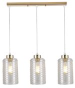 Светильник подвесной (подвес) Rivoli Malice 9124-203 3 х Е27 40 Вт модерн потолочный купить оптом недорого