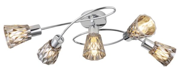 Люстра Rivoli Florrie 7065-735 5 х Е14 40 Вт купить оптом недорого