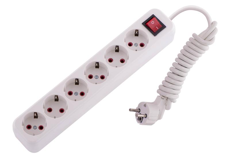 Удлинитель 6х2м с заземл. 16А IP20 Lila с выкл. LEZARD 720-0602-602 купить оптом выгодно Удлинитель 6х2м с заземл. 16А IP20 Lila с выкл. LEZARD 720-0602-602 оптом купить цена