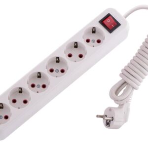 Удлинитель 6х3м с заземл. 16А IP20 Lila с выкл. LEZARD 720-0603-602 оптом купить цена