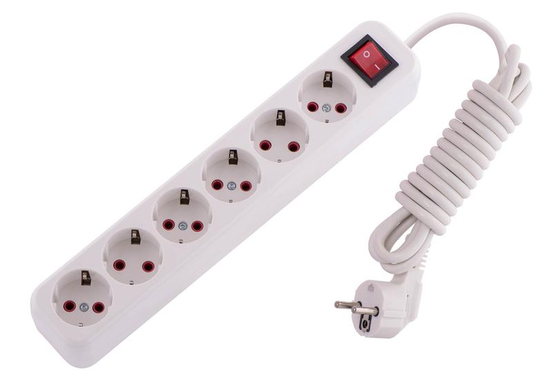 Удлинитель 6х3м с заземл. 16А IP20 Lila с выкл. LEZARD 720-0603-602 купить оптом выгодно Удлинитель 6х3м с заземл. 16А IP20 Lila с выкл. LEZARD 720-0603-602 оптом купить цена