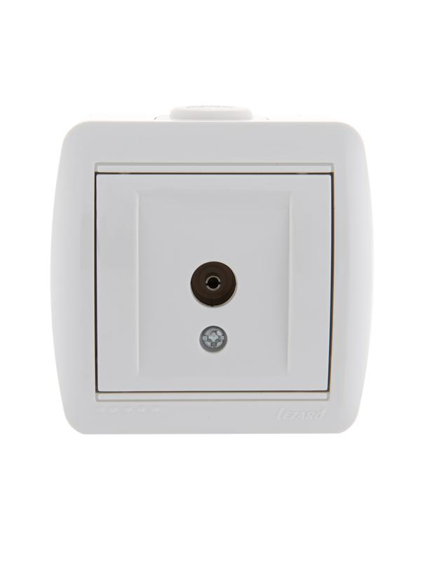 Розетка телевизионная оконечная TV ОП Nata бел. LEZARD 710-0200-130 купить оптом выгодно Розетка телевизионная оконечная TV ОП Nata бел. LEZARD 710-0200-130 оптом купить цена