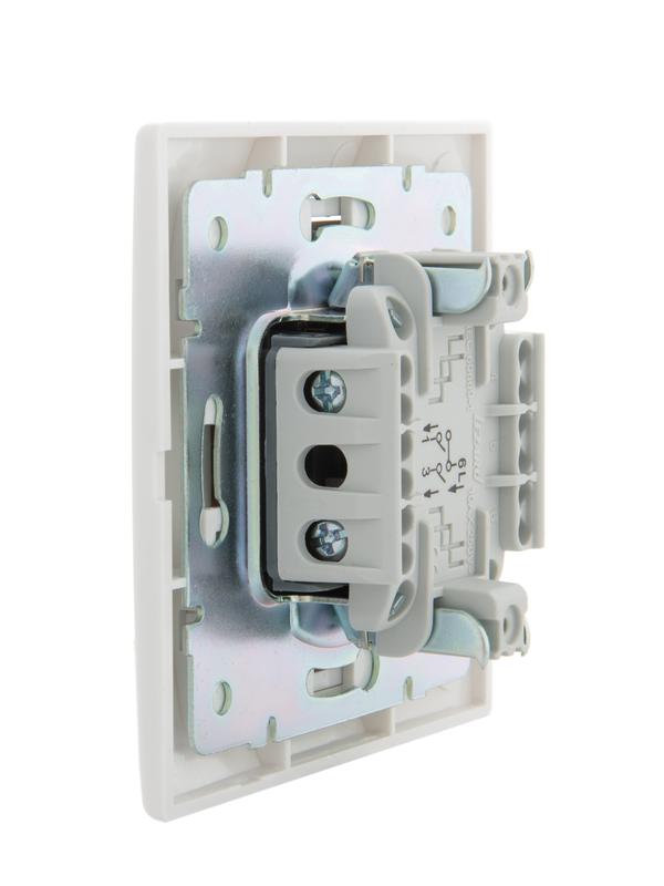 Выключатель кнопочный 1-кл. СП Mira бел./бел. LEZARD 701-0202-103 купить оптом выгодно Выключатель кнопочный 1-кл. СП Mira бел./бел. LEZARD 701-0202-103 оптом купить цена