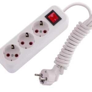 Удлинитель 3х2м с заземл. 16А IP20 Lila с выкл. LEZARD 720-0302-302 оптом купить цена