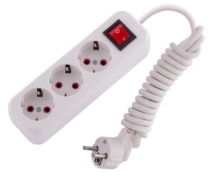 Удлинитель 3х2м с заземл. 16А IP20 Lila с выкл. LEZARD 720-0302-302 купить оптом выгодно Удлинитель 3х2м с заземл. 16А IP20 Lila с выкл. LEZARD 720-0302-302 оптом купить цена