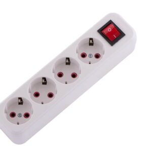 Колодка удлинителя 4-м с заземл. Lila с выкл. LEZARD 720-0400-402 оптом купить цена