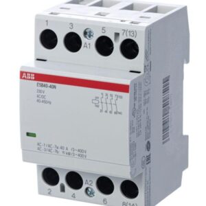 Контактор ESB40-40N-06 модульный (40А АС-1 4НО) катушка 230В AC/DC ABB 1SAE341111R0640 оптом купить цена