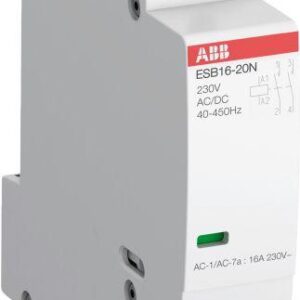 Контактор ESB16-20N-06 модульный (16А АС-1 2НО) катушка 230В AC/DC ABB 1SBE111111R0620 оптом купить цена