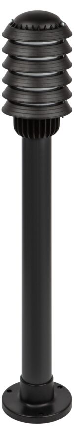 Садово-парковый светильник ЭРА НТУ 01-60-015 Поллар напольный черный IP54 Е27 max60Вт h850мм купить оптом недорого