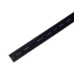 Трубка термоусадочная 9.0/4.5 1м черн. REXANT 20-9006 оптом купить цена