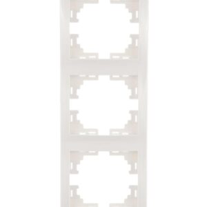 Рамка 3-м Mira вертикал. бел. LEZARD 701-0200-153 оптом купить цена