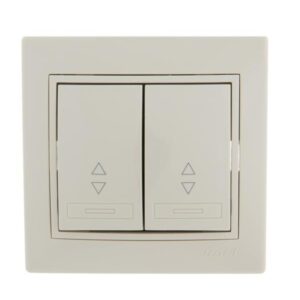 Переключатель проходной 2-кл. СП Mira 10А со вставкой крем. LEZARD 701-0303-106 оптом купить цена