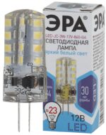 Лампочка светодиодная ЭРА STD LED JC-3W-12V-840-G4 G4 3Вт капсула нейтральный белый свет купить оптом недорого