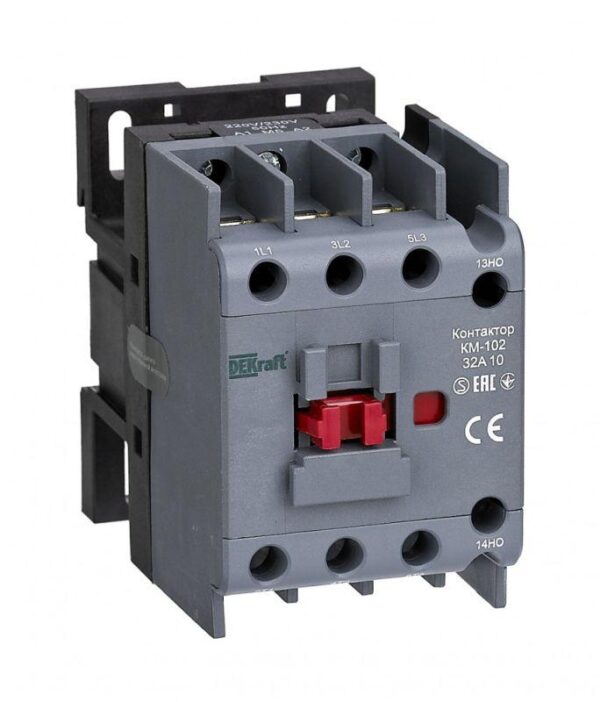 Контактор КМ-102 3п 32А кат. 230В AC 1НО AC-3 AC-4 DEKraft 22005DEK оптом купить цена
