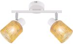 Светильник настенно-потолочный спот Rivoli Gretta 7066-702 2 х Е14 40 Вт поворотный купить оптом недорого