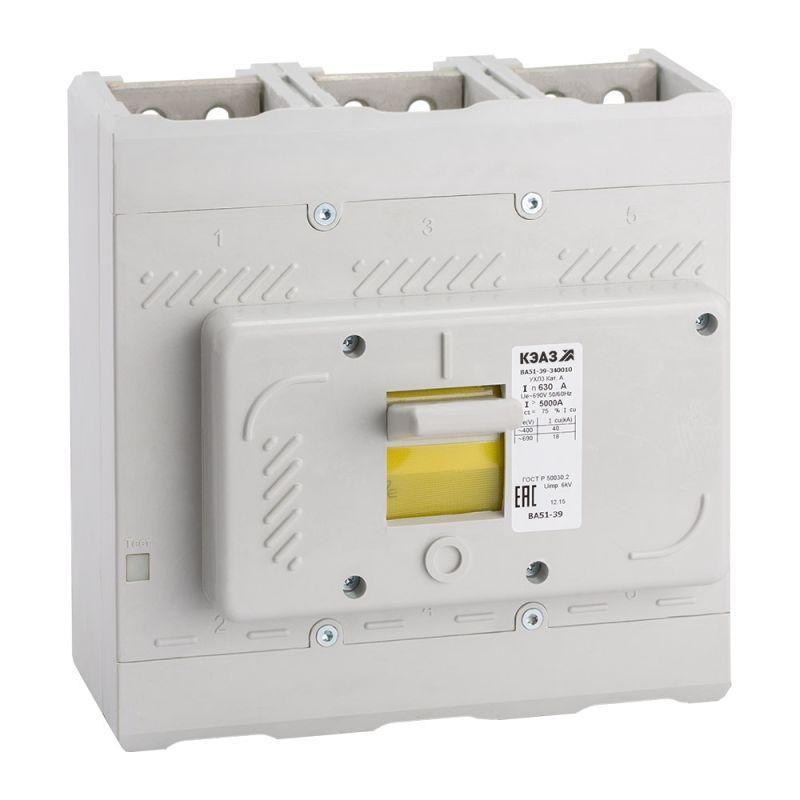 Выключатель автоматический 400А 4000Im ВА51-39-340010 УХЛ3 690В AC КЭАЗ 220772 купить оптом выгодно Выключатель автоматический 400А 4000Im ВА51-39-340010 УХЛ3 690В AC КЭАЗ 220772 оптом купить цена