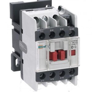 Контактор КМ-103 9А кат. 380В AC 1НО+1НЗ AC-3 DEKraft 22104DEK оптом купить цена