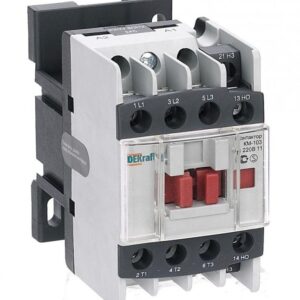 Контактор КМ-103 12А кат. 220В AC 1НО+1НЗ AC-3 DEKraft 22108DEK оптом купить цена