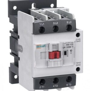 Контактор КМ-103 65А кат. 220В AC 1НО+1НЗ AC-3 DEKraft 22138DEK оптом купить цена