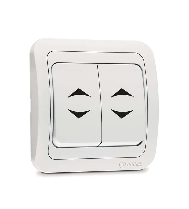 Переключатель проходной 2-кл. СП Mimoza 10А IP20 бел./бел. Makel 12026 купить оптом выгодно Переключатель проходной 2-кл. СП Mimoza 10А IP20 бел./бел. Makel 12026 оптом купить цена