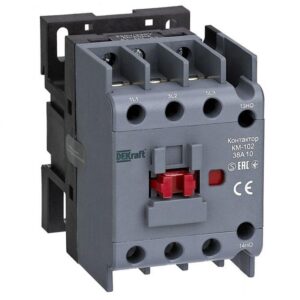 Контактор КМ-102 38А кат. 220В/230В AC 1НО AC-3 AC-4 DEKraft 22313DEK оптом купить цена