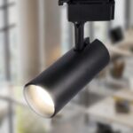 Трековый светильник однофазный ЭРА TR5-20 COB BK светодиодный 20Вт 4000К 1500Лм черный купить оптом недорого