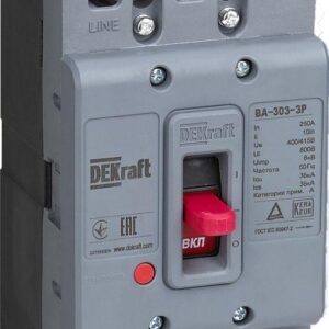 Выключатель автоматический 3п 160А 36кА ВА-303 DEKraft 22752DEK оптом купить цена