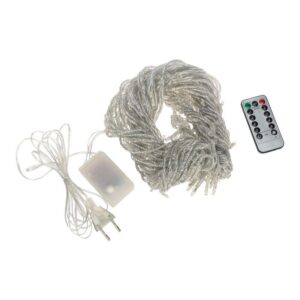 Гирлянда светодиодная "Светодиодный Дождь" 3х2м 240LED тепл. бел. 25Вт 230В IP20 эффект водопада провод прозр. Neon-Night 235-006 оптом купить цена