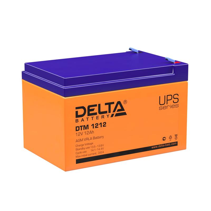 Аккумулятор UPS 12В 12А.ч Delta DTM 1212 купить оптом выгодно Аккумулятор UPS 12В 12А.ч Delta DTM 1212 оптом купить цена