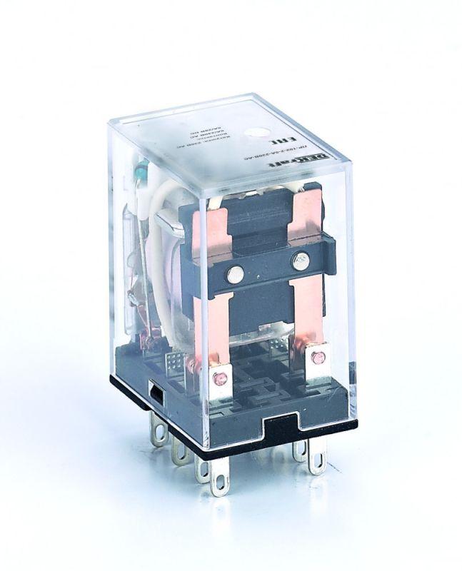 Реле промежуточное ПР-102 5А 24В DC 2 конт. с LED-индикацией DEKraft 23838DEK купить оптом выгодно Реле промежуточное ПР-102 5А 24В DC 2 конт. с LED-индикацией DEKraft 23838DEK оптом купить цена
