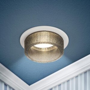 Встраиваемый светильник декоративный ЭРА DK109 WH/GR MR16 GU5.3 белый серый купить оптом недорого