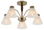 Люстра Rivoli Meta 2058-305 5 х Е27 40 Вт классика купить оптом недорого