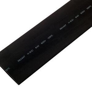 Трубка термоусадочная 40.0/20.0 1м черн. Rexant 24-0007 оптом купить цена