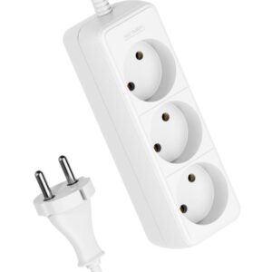 Удлинитель 3х1.5м без заземл. 16А IP20 ПВС 2х1 КОСМОС YKsm1.5m-3g(K) оптом купить цена