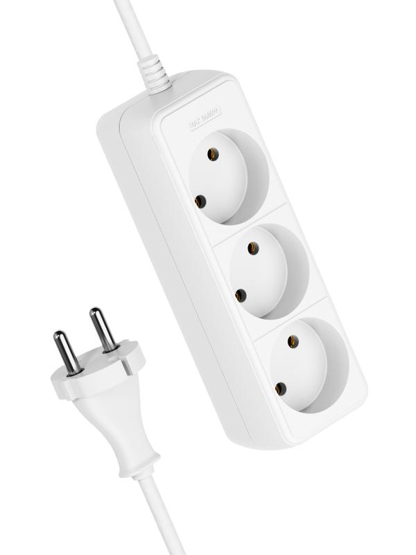 Удлинитель 3х3м без заземл. 16А IP20 ПВС 2х1 КОСМОС YKsm3m-3g(K) купить оптом выгодно Удлинитель 3х3м без заземл. 16А IP20 ПВС 2х1 КОСМОС YKsm3m-3g(K) оптом купить цена