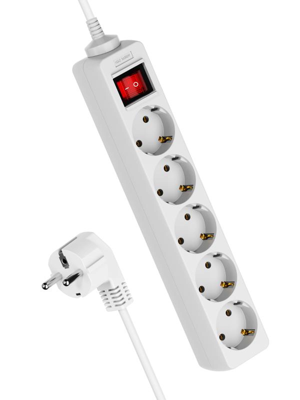 Удлинитель 5х3м с заземл. 16А IP20 ПВС 3х1 с выкл. КОСМОС YKsm3m-5g-Z-V(K) купить оптом выгодно Удлинитель 5х3м с заземл. 16А IP20 ПВС 3х1 с выкл. КОСМОС YKsm3m-5g-Z-V(K) оптом купить цена