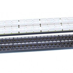 Патч-панель 19дюйм 2U кат.5E 48 портов RJ45 Dual IDC ROHS PP3-19-48-8P8C-C5E-110D черн. Hyperline 246100 оптом купить цена