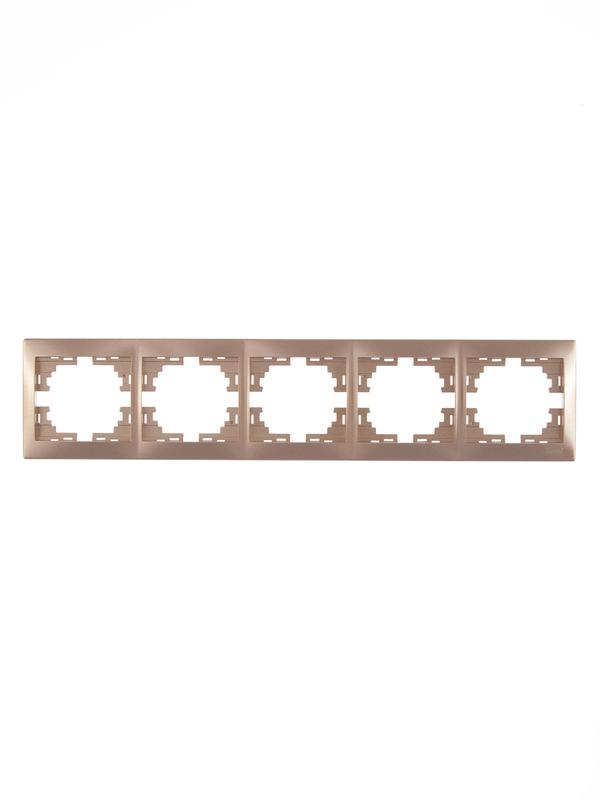 Рамка 5-м Mira горизонт. свет. корич. LEZARD 701-3100-150 купить оптом выгодно Рамка 5-м Mira горизонт. свет. корич. LEZARD 701-3100-150 оптом купить цена