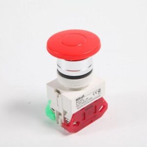Выключатель кнопочный "Грибок" AE ВК-22 d22мм с фиксацией красн. DEKraft 25038DEK оптом купить цена