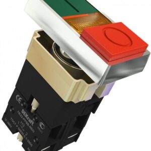 Переключатель на 2 положения I-O ПЕ-22 PPBB d22мм 220В неон зел./красн. DEKraft 25062DEK оптом купить цена