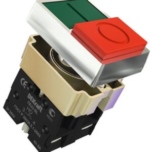 Переключатель на 2 положения I-O ПЕ-22 BL d22мм 220В зел./красн. DEKraft 25063DEK оптом купить цена