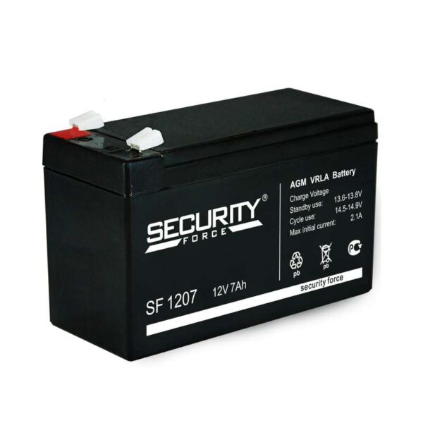 Аккумулятор ОПС 12В 7А.ч Security Force SF 1207 оптом купить цена