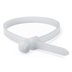 Хомут кабельный 3.6х150 полиамид бел. с монтажн. отверст. (уп.100шт) DKC 252150SR-I оптом купить цена