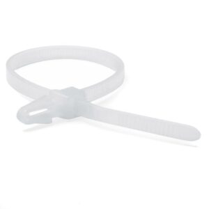 Хомут кабельный 3.6х150 полиамид бел. с осн. (уп.100шт) DKC 252155SR-M оптом купить цена