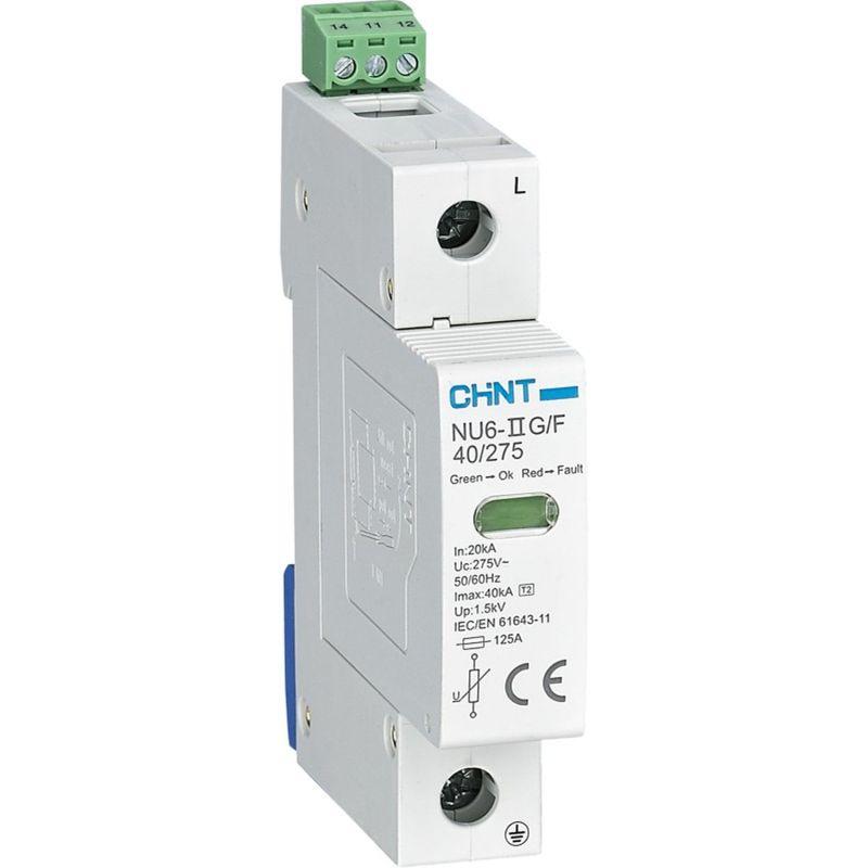 Ограничитель импульсных перенапряжений NU6-IIG 1п In=15кА Uc=440В Im=40кА (R) CHINT 252494 купить оптом выгодно Ограничитель импульсных перенапряжений NU6-IIG 1п In=15кА Uc=440В Im=40кА (R) CHINT 252494 оптом купить цена