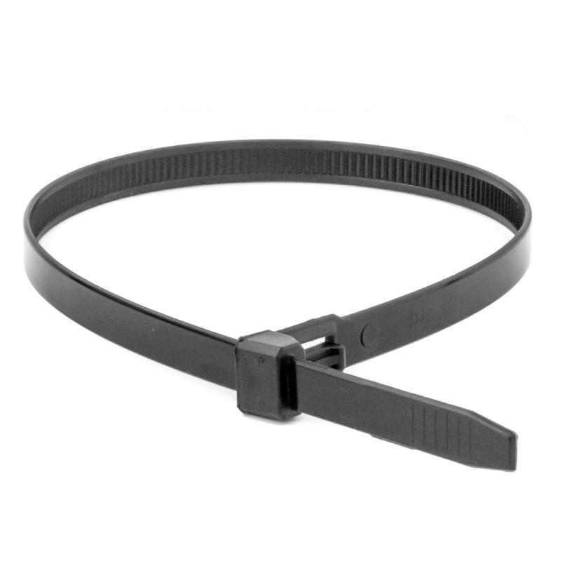 Хомут кабельный 7.6х200 полиамид многоразовый черн. (уп.100шт) DKC 25350SR купить оптом выгодно Хомут кабельный 7.6х200 полиамид многоразовый черн. (уп.100шт) DKC 25350SR оптом купить цена