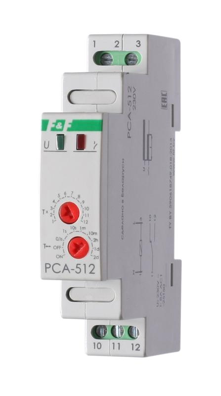 Реле времени PCA-512 8А 230В 1 перекл. IP20 задержка выключ. монтаж на DIN-рейке F&F EA02.001.001 купить оптом выгодно Реле времени PCA-512 8А 230В 1 перекл. IP20 задержка выключ. монтаж на DIN-рейке F&F EA02.001.001 оптом купить цена